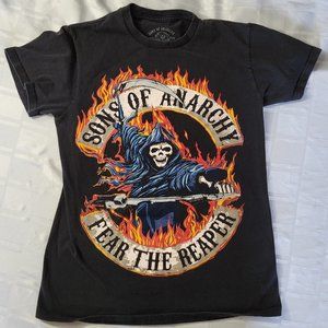 SONS OF ANARCHY FEAR THE REAPER ROAD GEAR SHORT SLEEVE SHIRT SIZE SMALL TV SHOW